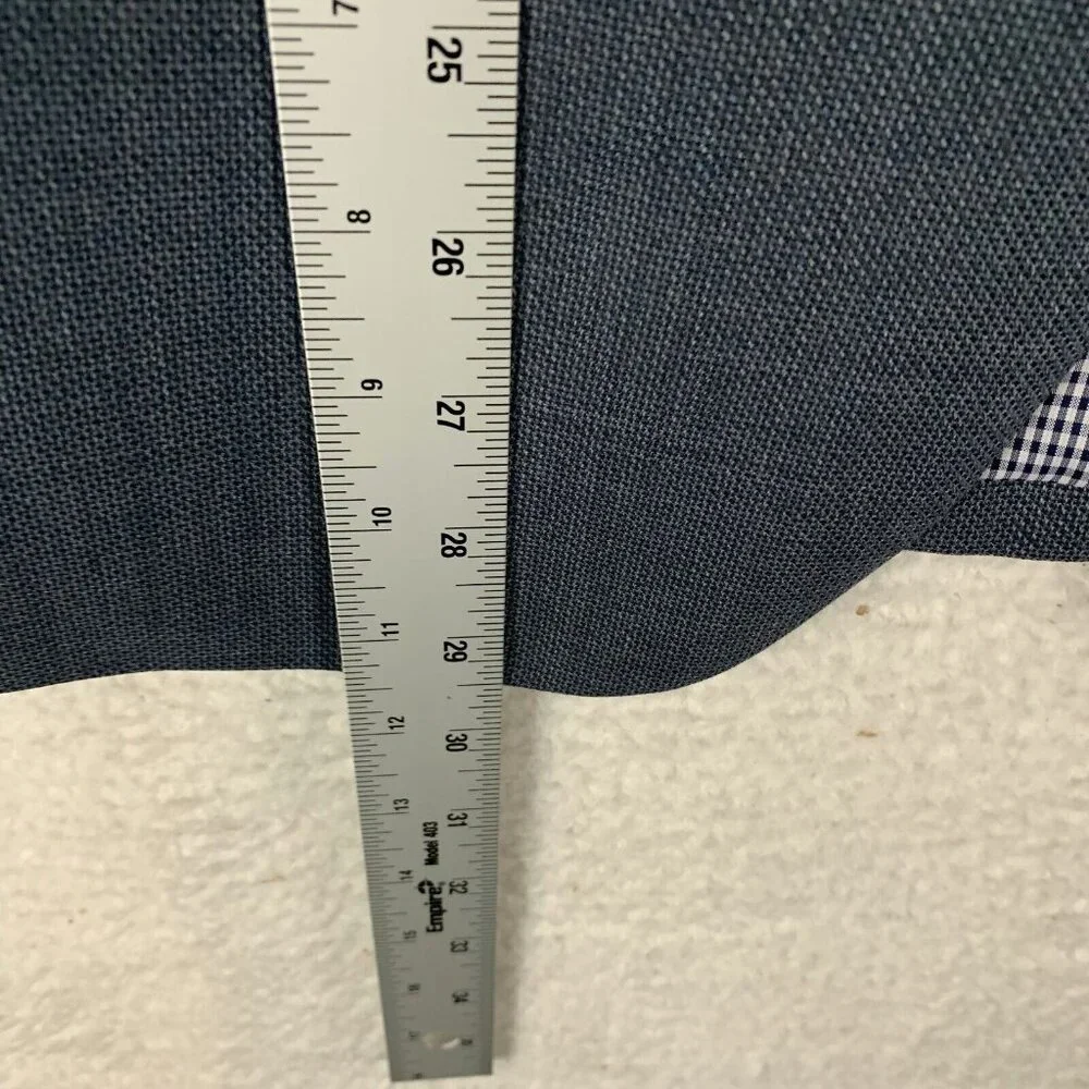 Banana Republic x Marzotto Blazer Jacket Men's 40 Gray Wool Modern Slim Fit 9660